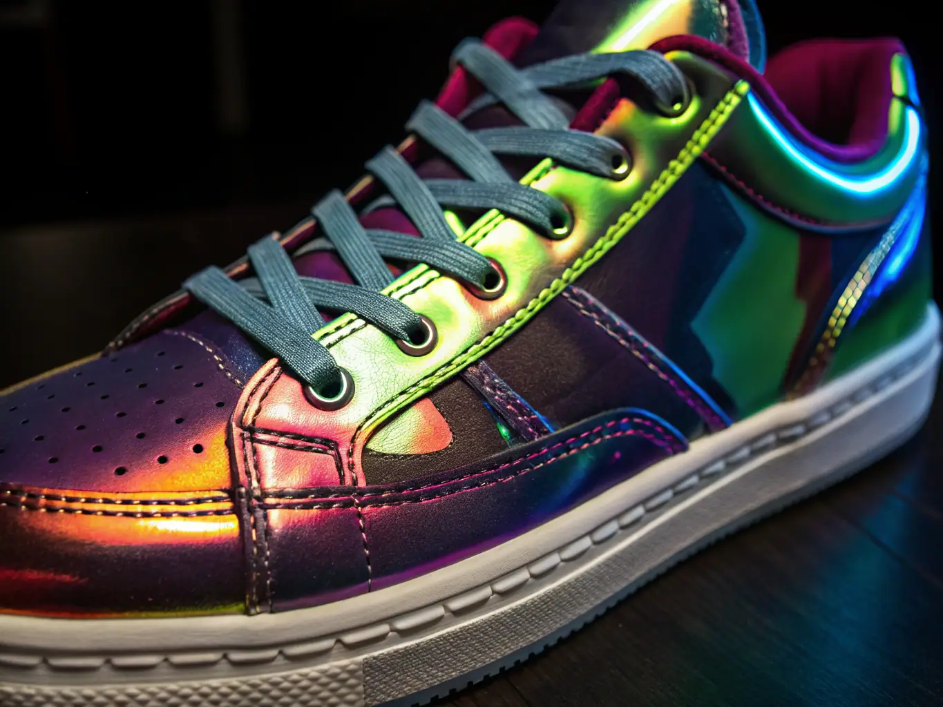 A stylish shot of the Lightstep Runner Outdoor Lite shoe, highlighting its sleek design and vibrant color accents, set against an urban backdrop.